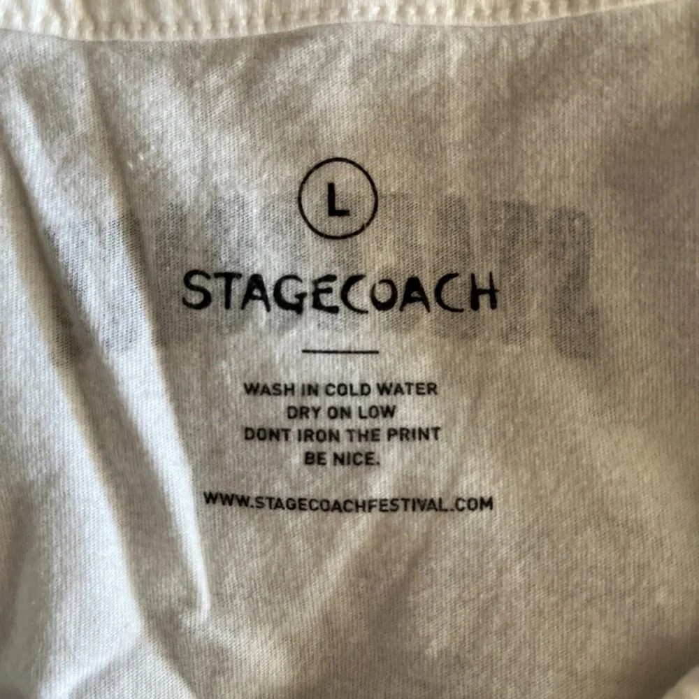 Stagecoach Country Music Festival Men’s White Tank Size Large